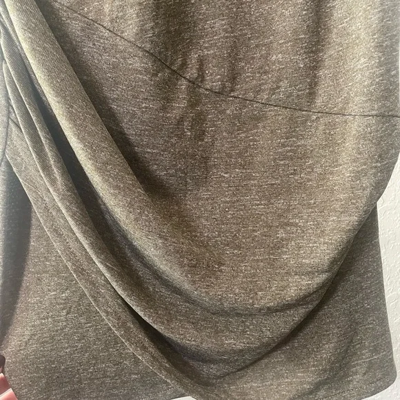 Zara Olive Green Fitted Dress - Picture 5 of 9